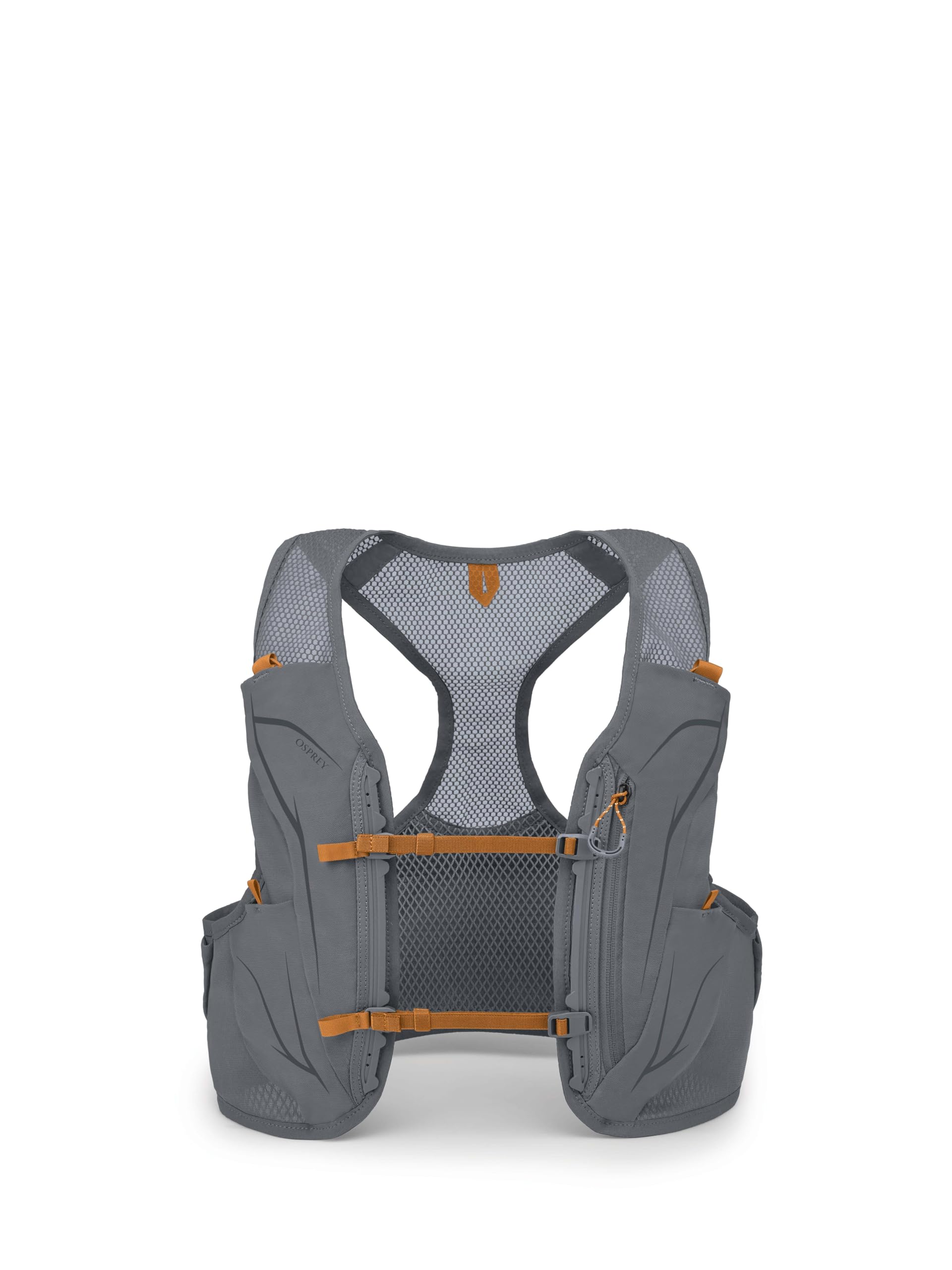 Osprey Duro LT Men's Running Hydration Vest with Hydraulics Soft Flasks, Phantom Grey/Toffee