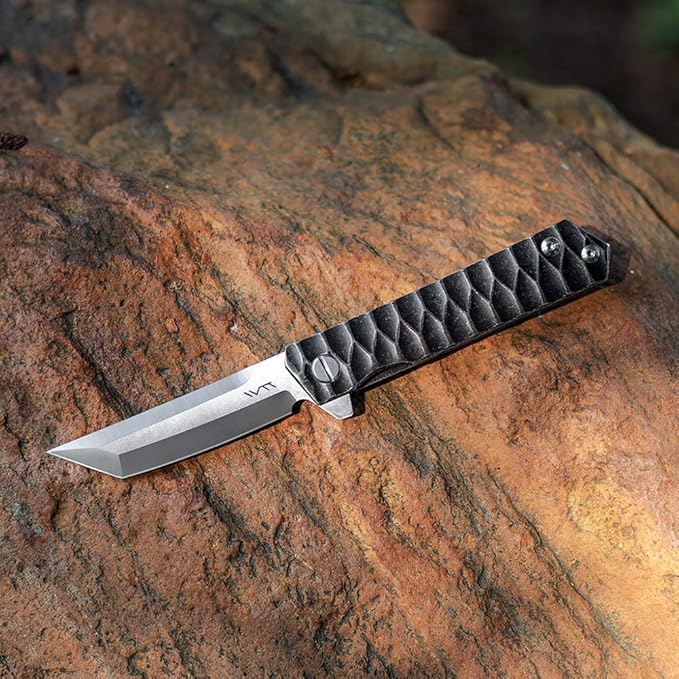 BGT Folding Tactical Knife Pocket Knives Tanto Blade Ball Bearing System EDC Tools For Outdoor Camping Hiking Fishing,Man's Gift