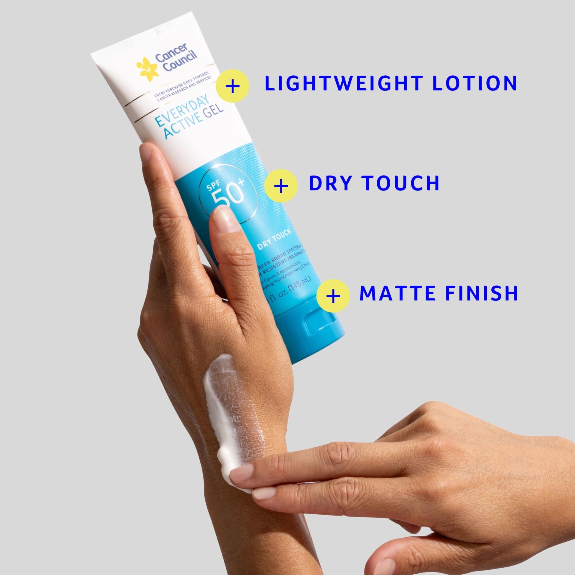 Cancer Council Everyday Active Gel Body Sunscreen, SPF 50+, 5 FL OZ
