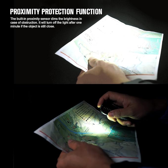 OLIGHT Perun 2 2500 Lumens Rechargeable Headlamp, Multi-Functional Right Angle MCC Waterproof Flashlight with Headband, Perfect for Night Camping, Hiking, Hunting(Black)