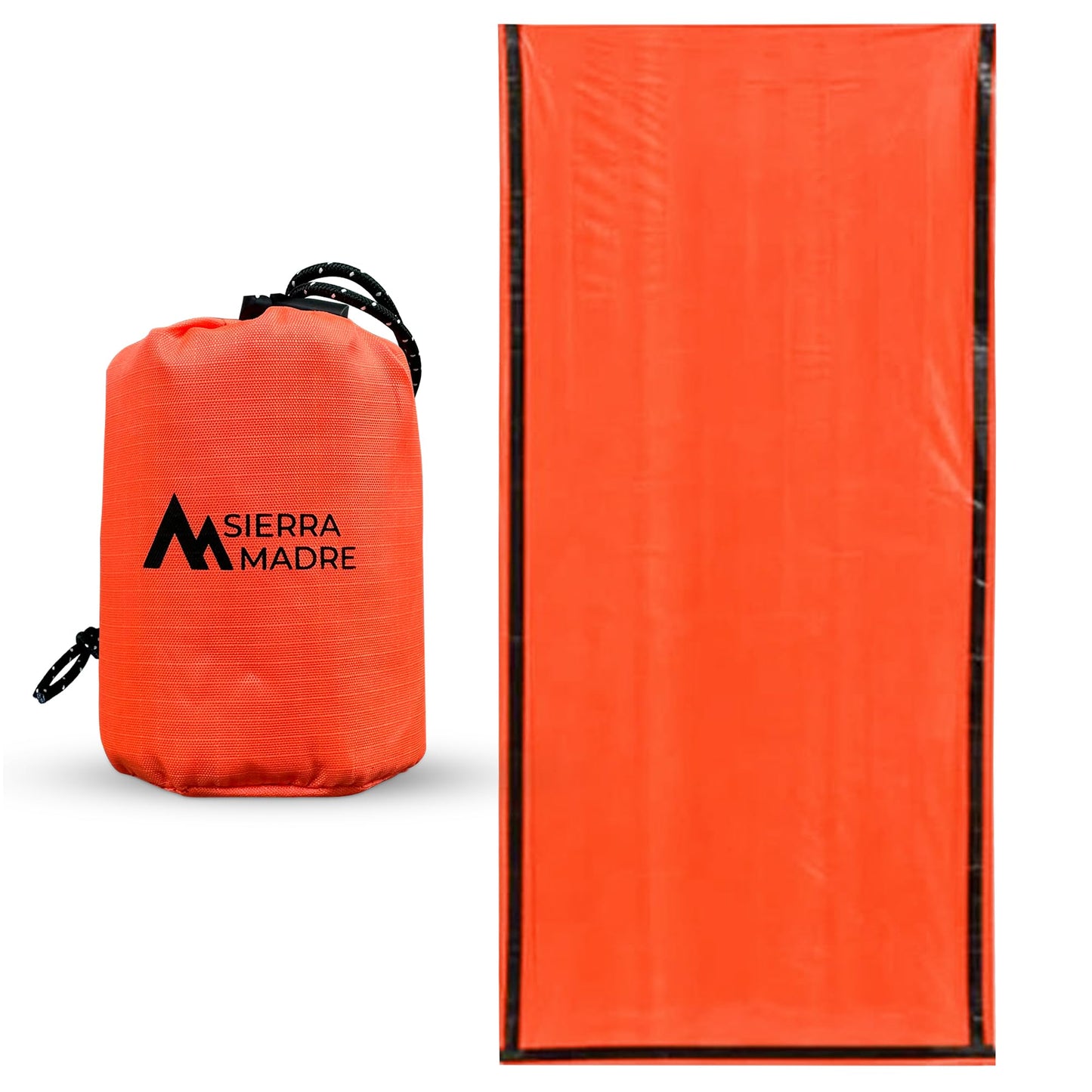 Sierra Madre Emergency Sleeping Bag, Waterproof Thermal Bivy Sack Pack 1