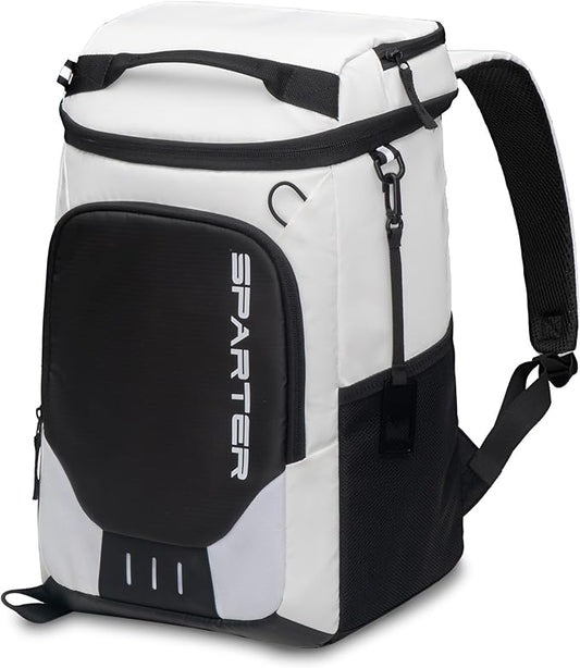 SPARTER Backpack Cooler Insulated Leak Proof 33/49 Cans, 2 Insulated Compartments Thermal Bag, Portable Lightweight Beach Travel Camping Lunch Backpack for Men and Women