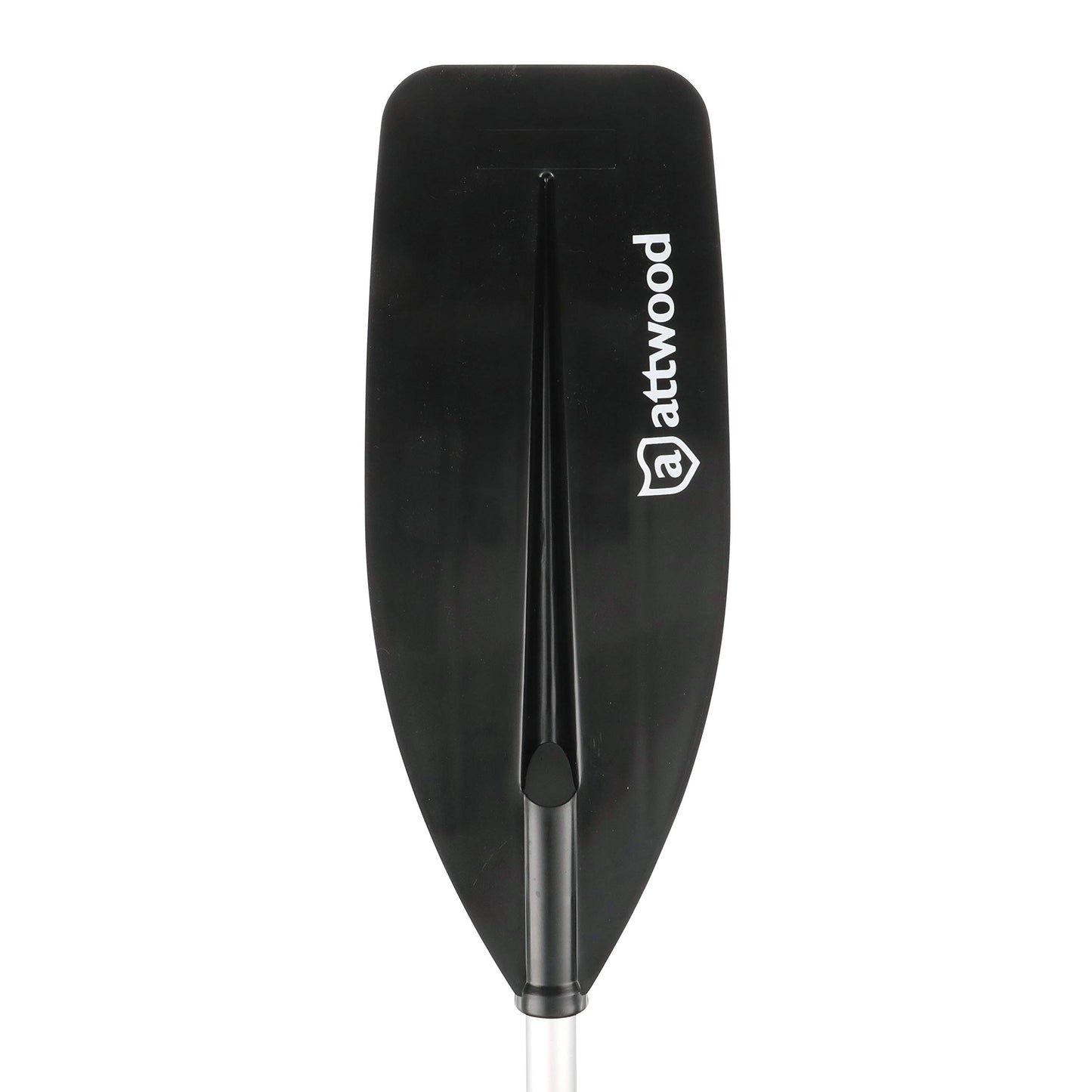 Attwood 11765-1 Canoe Paddle, Aluminum and Plastic, 5-Feet Long, Black Blade, Ergonomic Grip