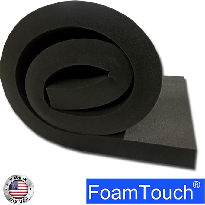 FoamTouch 4" Height x 30" Width x 80" Length Camper/RV bunk Mattress (Foam Only) Charcoal -No Cover