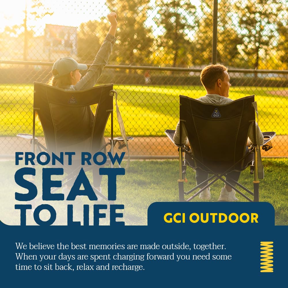 GCI Outdoor Comfort Pro Rocker Camping Chair - Indigo Blue