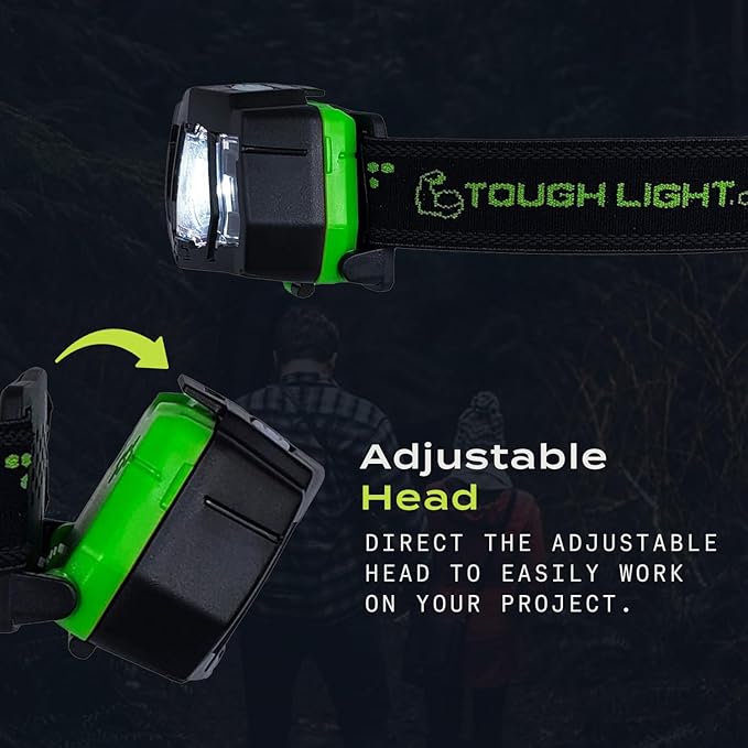 USB Rechargeable LED Headlamp Flashlight, Waterproof Headlight for Camping, Running, Hiking, Fishing, 7 Modes, Night Vision, Motion Sensor & White Spotlight