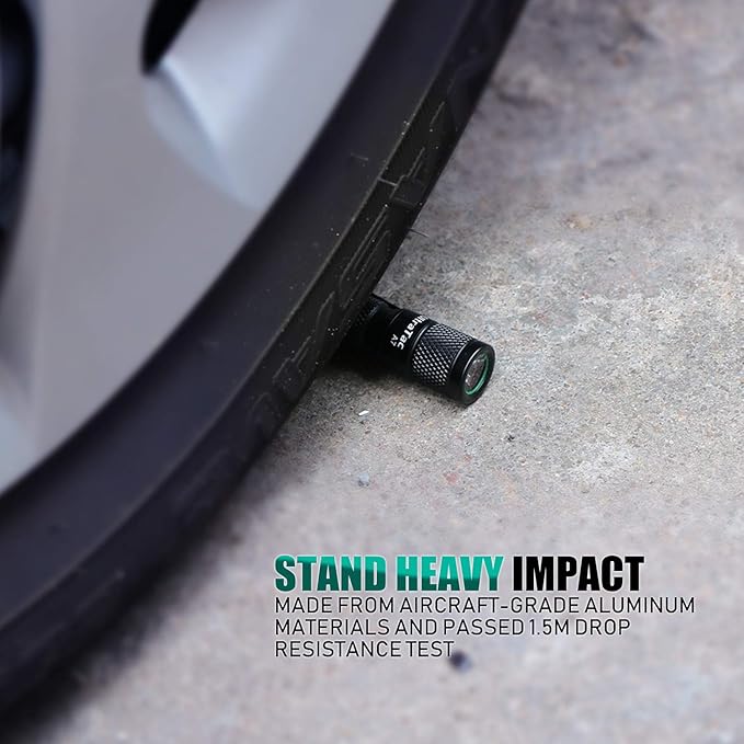 4 Pack Ultra Bright Compact EDC Keychain LED Flashlight 180lm Pocket Flashlight with Battery IPX7 Waterproof Tail Switch Flashlights for Camping, Hiking, Outdoor Activity Emergency Lighting