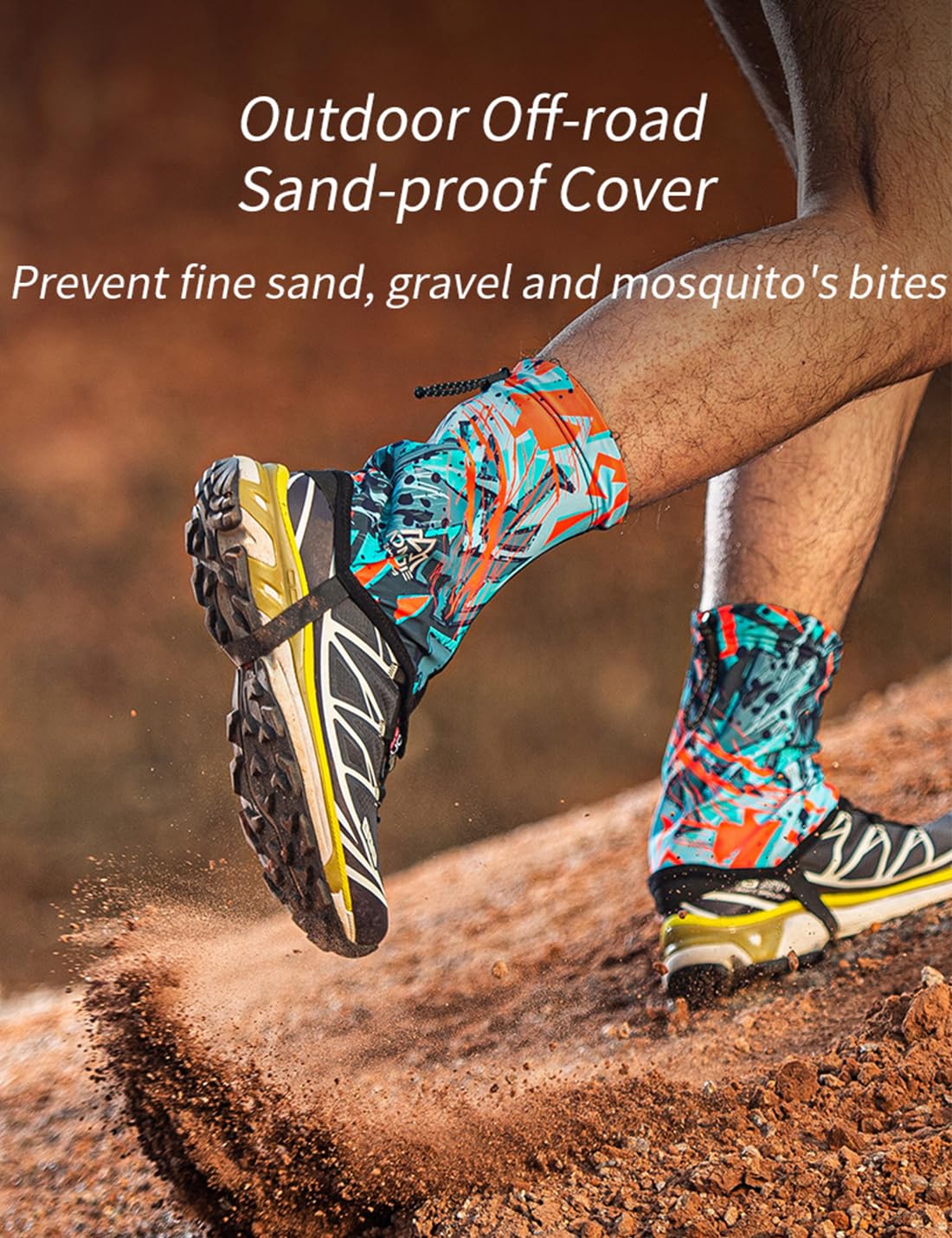 OrrinSports Trail Gaiters for Men Women Low Shoes Gators for Hiking Boots Breathable Boots Gators
