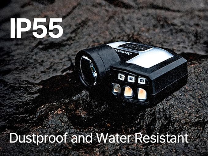 Orcap 2025 Edition ??120° Wide Beam Headlamp & Cap Light, 1000 Lumens, 4 Light Modes (White & Red), USB-C Rechargeable, IPX5 Waterproof, Lightweight LED for Camping, Work, Running