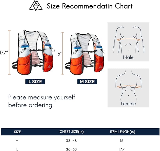 Haimont Running Hydration Vest, 5L Lightweight Runner Vest Pack for Women Men, Trail Running
