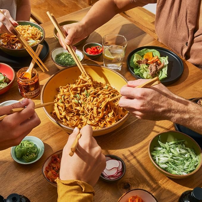 Momofuku Ramen Noodle Variety Pack by David Chang, 25 Count (Pack of 5) Air-Dried Never Fried Vegan Instant Noodles with 11g of Plant Based Protein