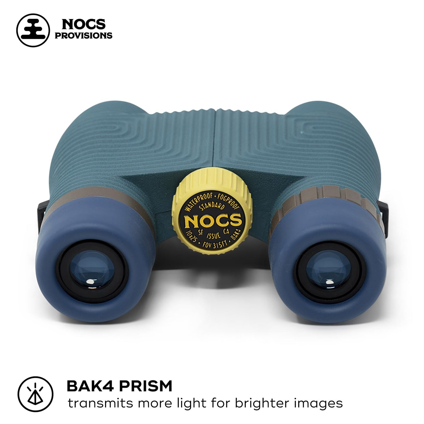 Nocs Provisions Standard Issue 10x25 Binoculars, Waterproof, Bird Watching