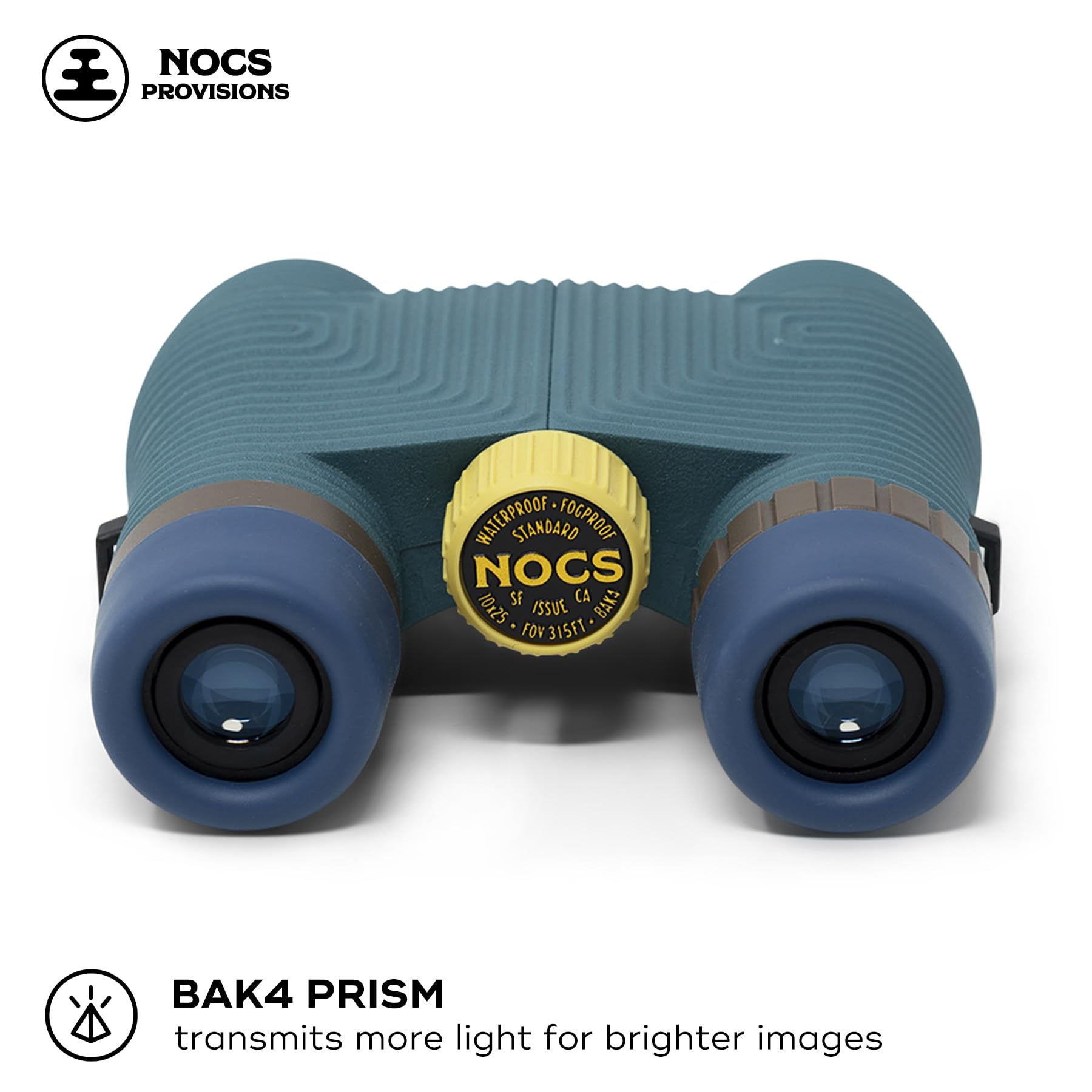 Nocs Provisions Standard Issue 10x25 Binoculars, Waterproof, Bird Watching