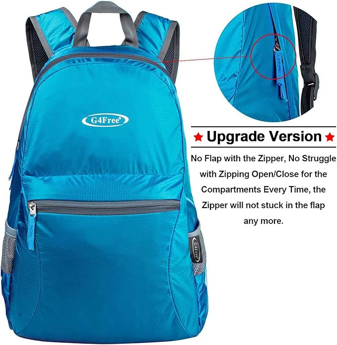 G4Free 20L Lightweight Packable Backpack Travel Hiking Daypack Foldable Backpack for Men Women