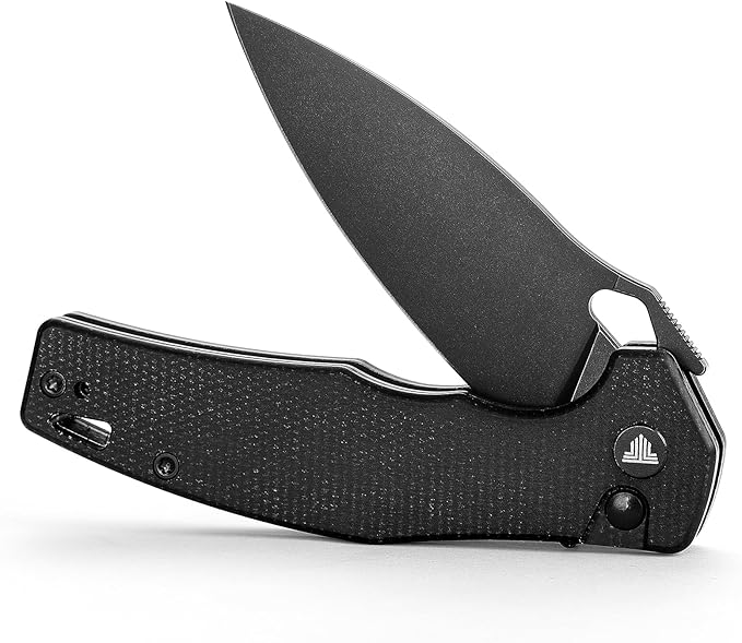 Pocket EDC Knife for Men, Camping Folding Knife with Clipï¼?3.16" Sandvik14C28N Steel Blade，Micarta Handle，Corvus-04B