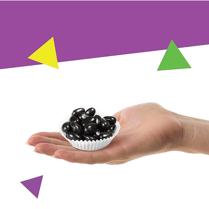 Black Licorice Jelly Beans Candy | 2 Lb Bag | Black Jelly Beans Bulk | Old School Candy for Buffets, Snacking & Gifting | Nostalgic Licorice Treat with Bold Flavor