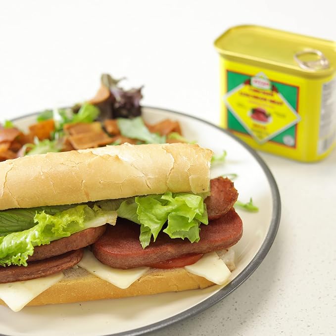 Ziyad chicken luncheon meat, Halal, 12-oz pull top can