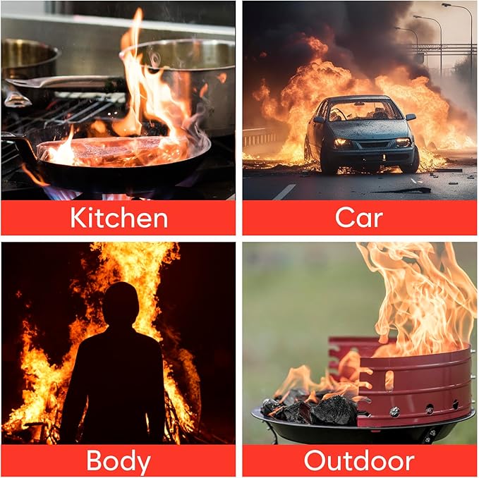 KP Emergency Fire Blanket - 1 Pack 40??x 40????Fire Suppression Blanket for Kitchen, Home & Emergency Use