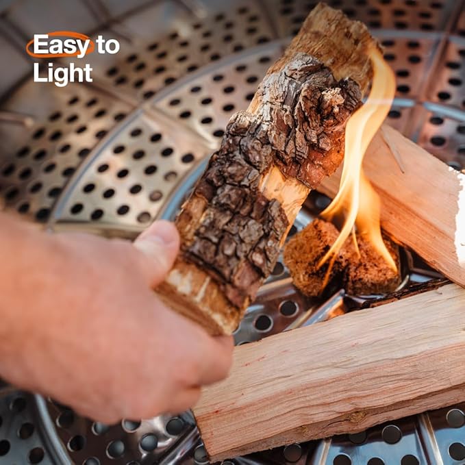 Solo Stove Yukon 2.0 + Stand, 27 Inch Smokeless Fire Pit ??Portable Stainless Steel Outdoor Fireplace - 360° Airflow Technology and Removable Ash Pan ??Ideal for 6 or More People, 43.9lbs, Ash