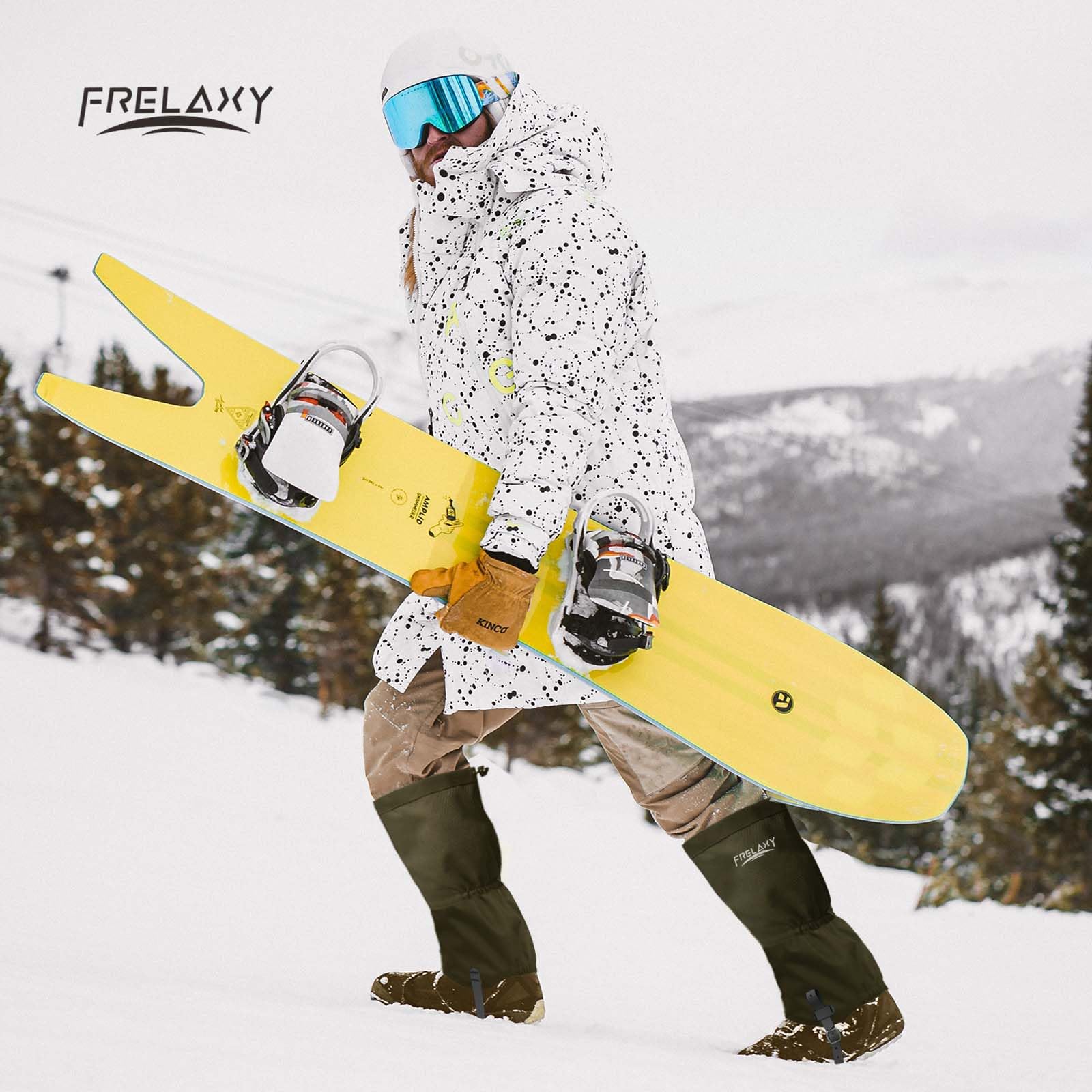 Frelaxy Leg Gaiters 100% Waterproof Hiking Gaiters, Hunting Gaiters with Upgraded Rubber Foot