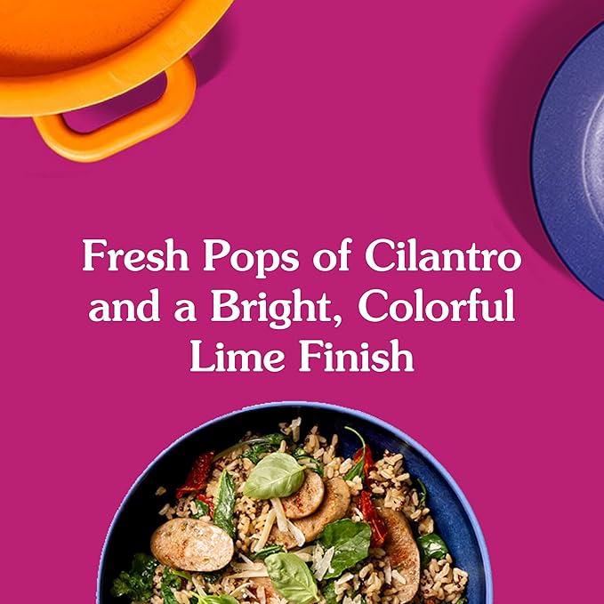BEN'S ORIGINAL Ready Rice Cilantro Lime Flavored Rice, Easy Dinner Side, 8.5 OZ Pouch (Pack of 12)