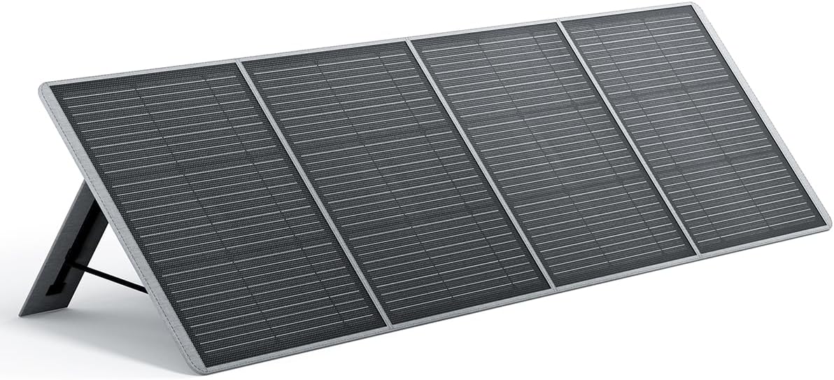 AFERIY 200W Portable Solar Panel for Power Station, 23% Conversion Efficiency Foldable Solar Charger with Adjustable Kickstand, ETFE IP65 Waterproof Solar Panels for Outdoor Camping, RV, Emergency