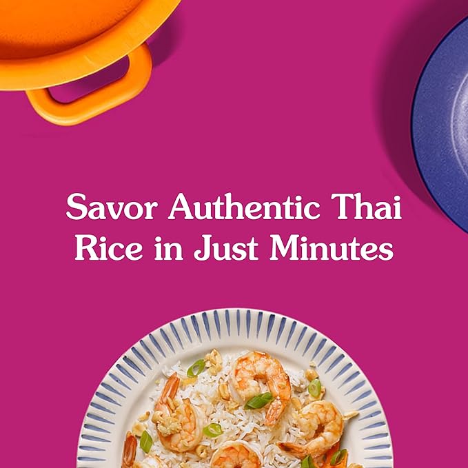BEN'S ORIGINAL Ready Rice Jasmine Rice, Easy Dinner Side, 8.5 oz Pouch (Pack of 12)