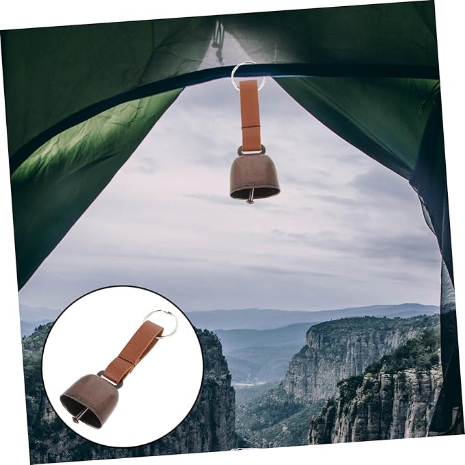 VICASKY Loud Bear Bell for Hiking and Camping Durable Anti-Lost Pet Bell Pendant Sound for Outdoor Protection and Bear Deterrence for Pets and Adventurers