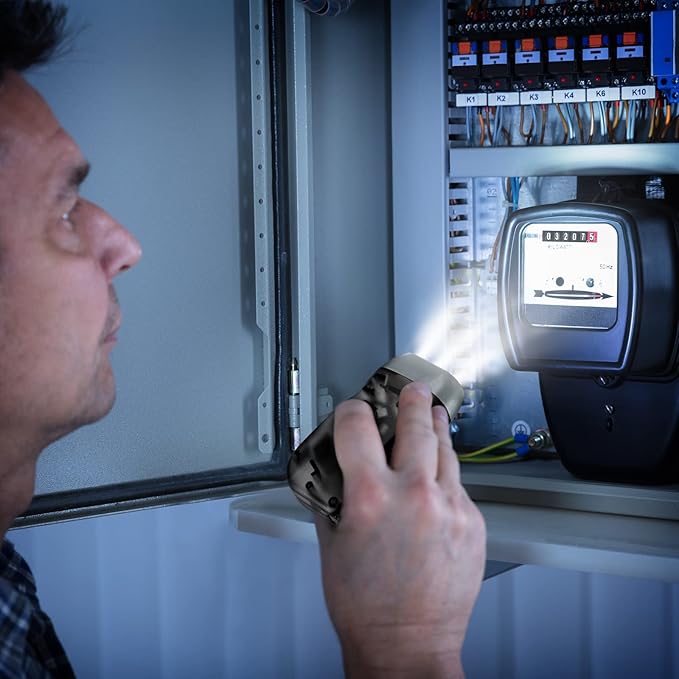 Mudder 24 Pieces Hand Crank Flashlight with LED Self Powered Charging Torch Dynamo for Camping Emergency(Green, Grey, Blue, Red)