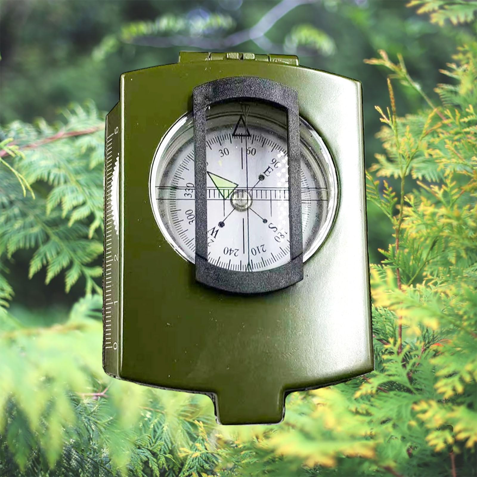 Compass, Hiking Compass for Survival with Lensatic – Water-Resistant Durable and Pocket-Sized