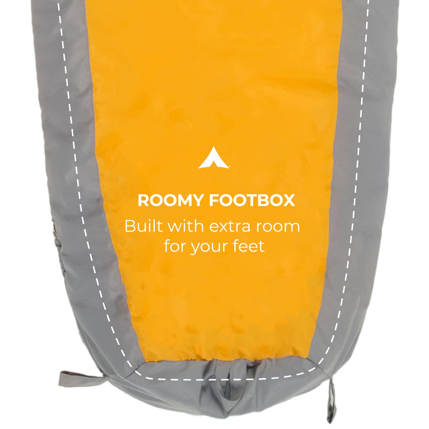Teton Trailhead, 20 Degree Sleeping Bag; Lightweight, Warm Mummy Sleeping Bag, Camping