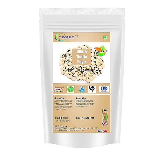 Neotea White Thatta Payir/Karamani Payir/Cow Peas, (1kg)