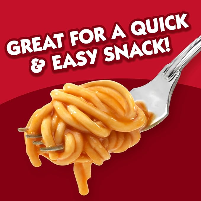 Campbell's Canned Spaghetti, Snacks for Kids and Adults,15.8 OZ Can (Pack of 6)