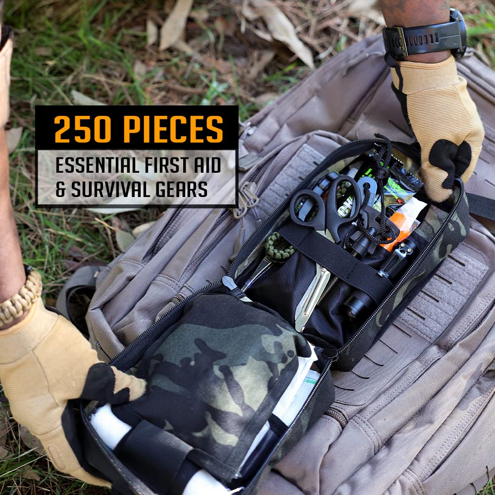 EVERLIT 250 Pcs Survival First Aid Kit