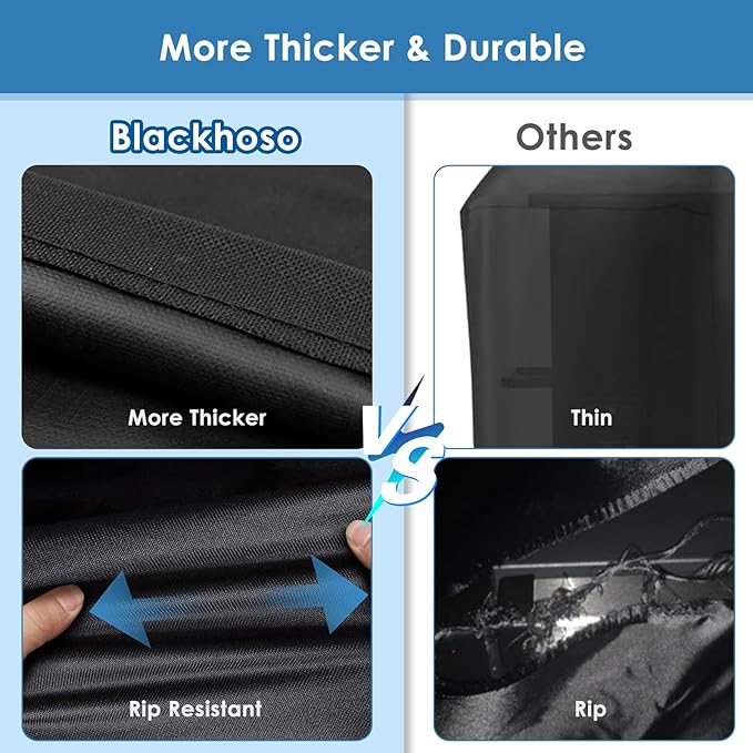 Grill Cover for Weber Q100 Q120 Q1000 Q1200 Q200 Q220 Q2000 Q2200 Q2400 Series Gas Grills, 600D Waterpoorf BBQ Weber Gas Grill 7113 Cover
