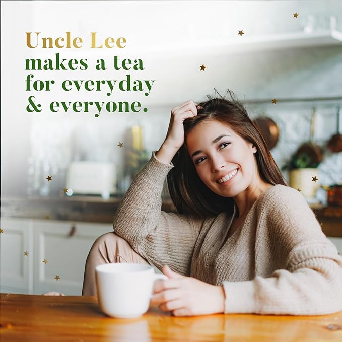 Uncle Lee's Organic White, Black, and Green Tea Variety 3-Pack ??Premium Organic Tea, Smooth, Bold, and Refreshing, Delicious Hot or Iced, 100 Count Ea