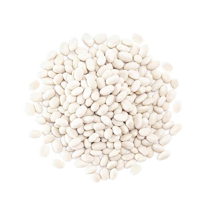 Food to Live Navy Beans, 6 Pounds Raw, Dried, Vegan, Kosher, Whole Small White Kidney Beans in Bulk, Good Source of Protein, Fiber, Folate, and Copper. Low Sodium. Great for Cooking and Soups