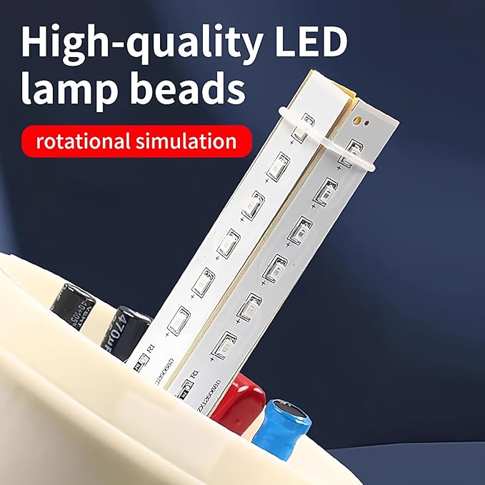 LED Beacon Light, Magnetic Strobe Warning Battery Flashing Lights with 110dB Alarm Sound Light for Site, Road Construction Rotating Safety Warning, Red 380V