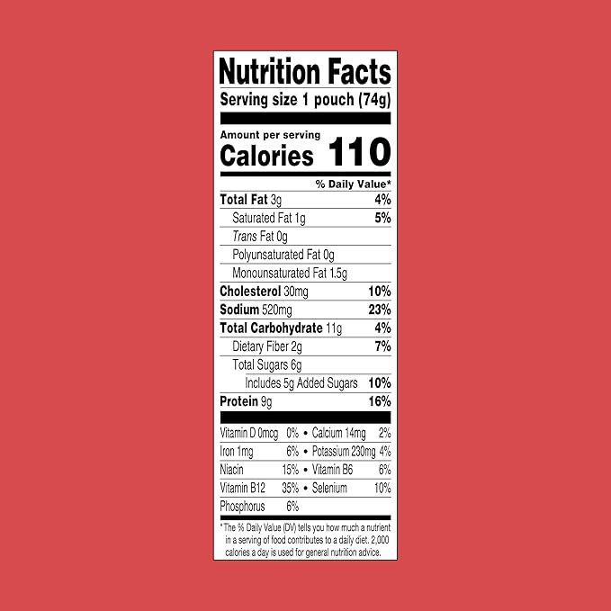 StarKist Beef Creations Sweet BBQ, 2.6 oz pouch