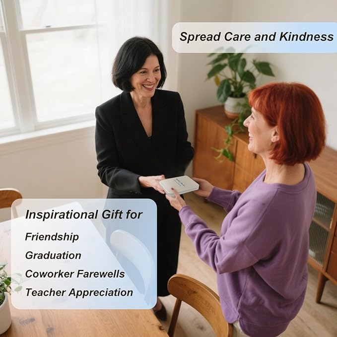 Anxiety Relief Cards ??Gentle Affirmation Cards for Women and Teens ??Mindfulness, Meditation, Motivational and Coping Skills Support ??Thoughtful Gift for Stress Relief & Self-Care