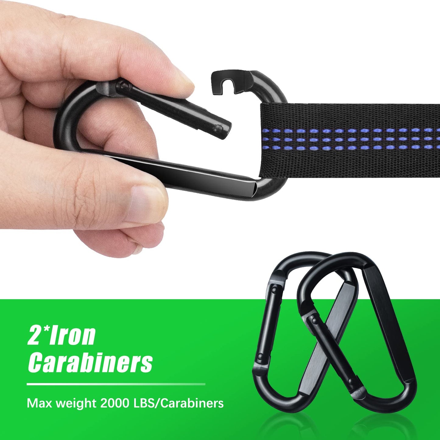 Hammock Straps – Camping Hammock Tree Straps Set