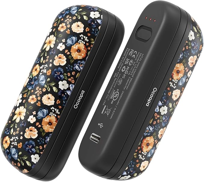 OCOOPA 2 in 1 Magnetic Rechargeable Hand Warmers, UT2s Mini Electric Handwarmers 2 Pack, Split USB-C, Reusable Portable Pocket Heater, Raynauds, Golf, Christmas, Tech Gifts for Women Men