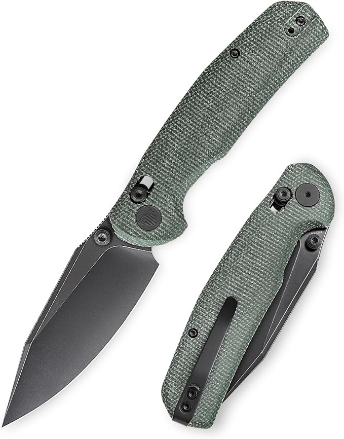 Folding Knives, 3.34??14C28N EDC Knife for Men, Pocket Knife with Clip,Thumb Stud,Micarta Handle.Outdoor Camping Tool，Hornet-04G