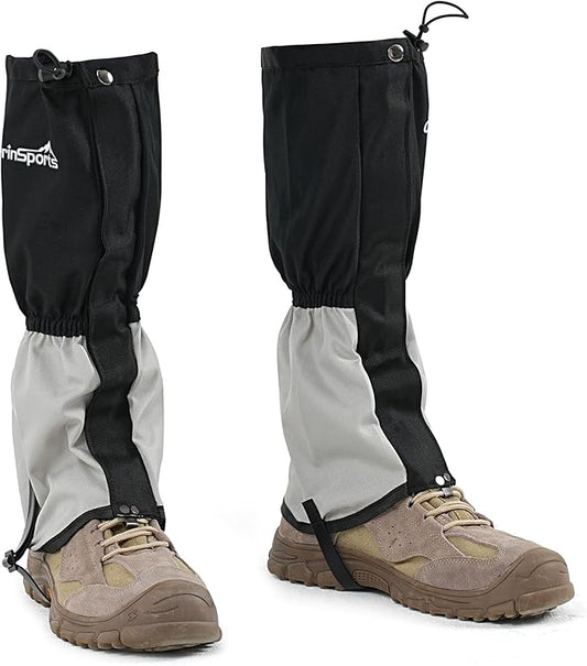 Waterproof Hiking Gaiters, Outdoor Snow Boot Gaiters