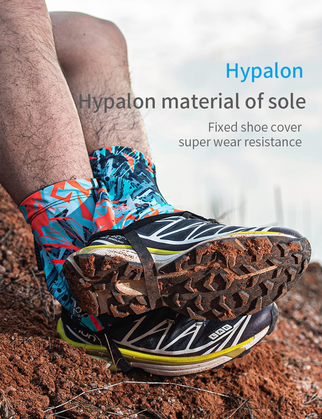 OrrinSports Trail Gaiters for Men Women Low Shoes Gators for Hiking Boots Breathable Boots Gators