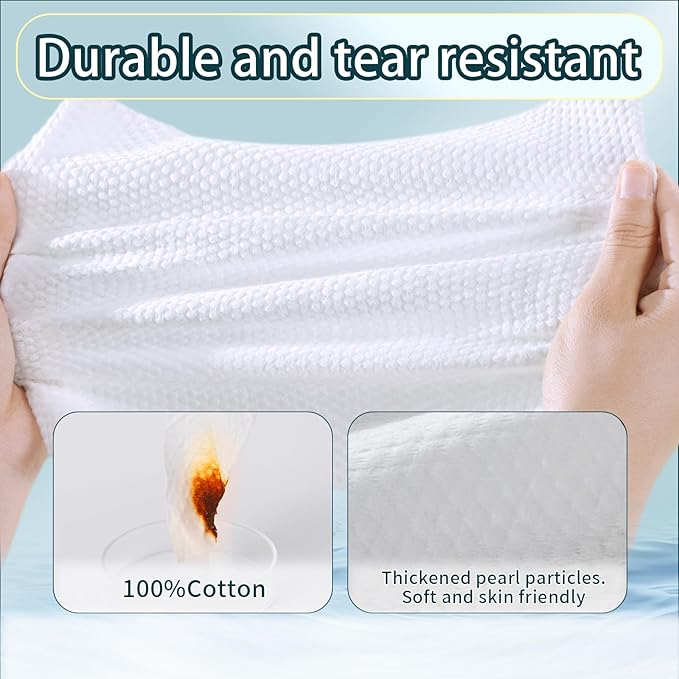 10 Pack Premium-Disposable-Compressed-Bath-Towel-for-Travel, Extra-Thick Large Portable Travel Towels Compressed for Camping Sports Hiking Beach Swimming Vacation, 55"x28"