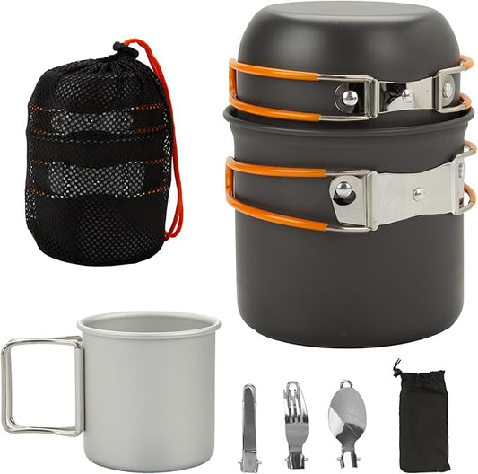 Camping Cookware Set with Stove