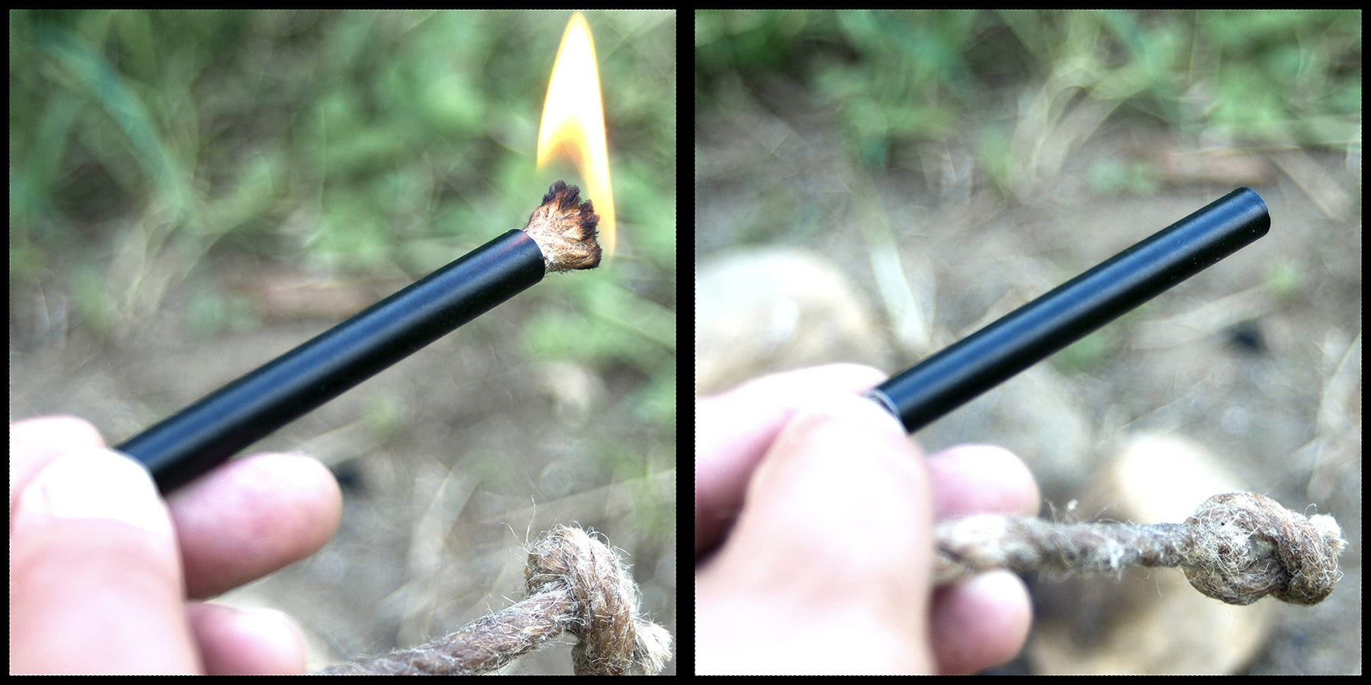 WEYLAND Bushcraft Fire Starting Kit - Ferro Rod & Magnesium Fire Starter