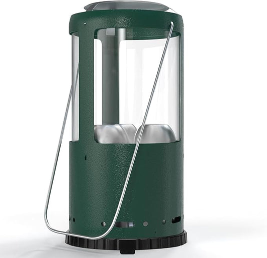 Outdoor Candle Lantern Holder for Real Candles (Candles Not Included) - Windproof Emergency Lantern with Handle, Safe for Camping, Blackouts, Decor - Survival Gear & Home Use