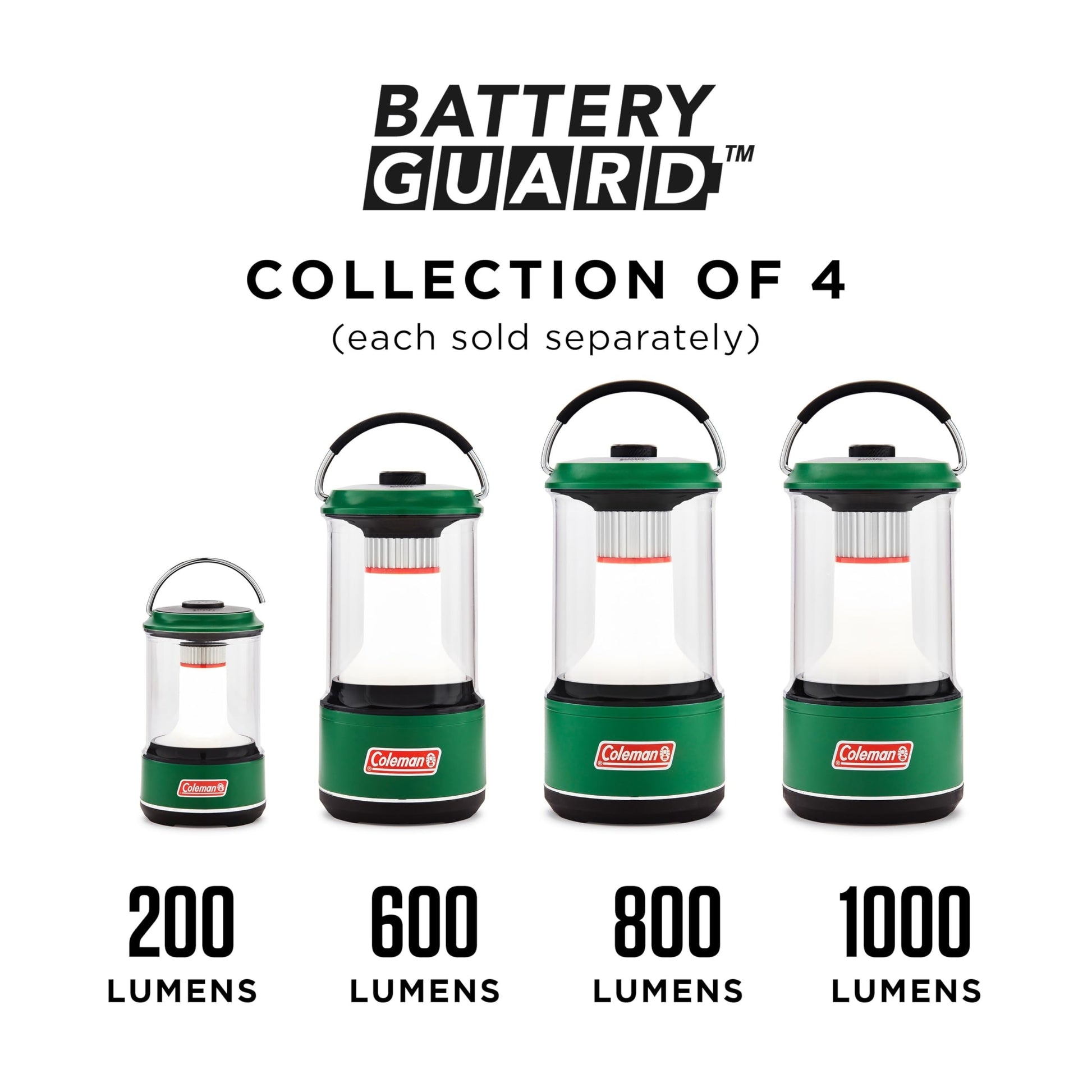 Coleman 1000L LED Lantern with Enhanced Battery Protection, Water-Resistant, Batteries Last up to
